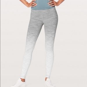 Lululemon Wunder Under HR Tight sz 10 OMDL ombré